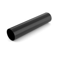 BRYZA rura plastikowa spustowa bez kołnierza Ø 63 mm, długość 3M, Czarny RAL 9005